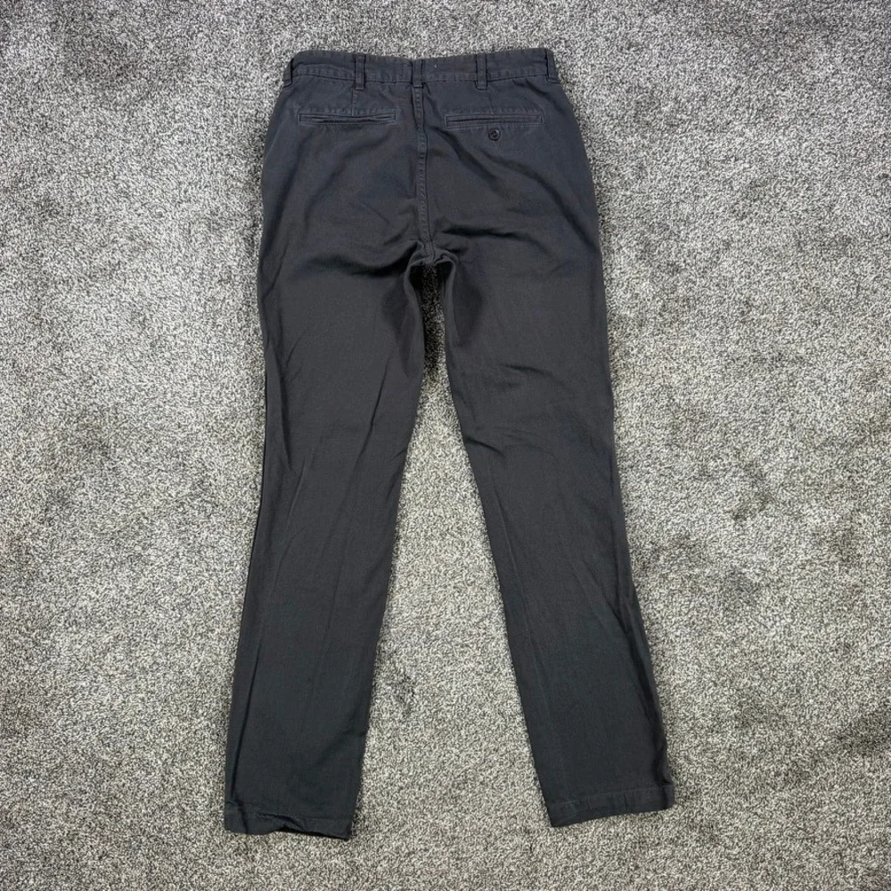 Taylor Stitch Foundation Pant Men 30 Slim Fit Charcoal Grey Organic Cotton Chino